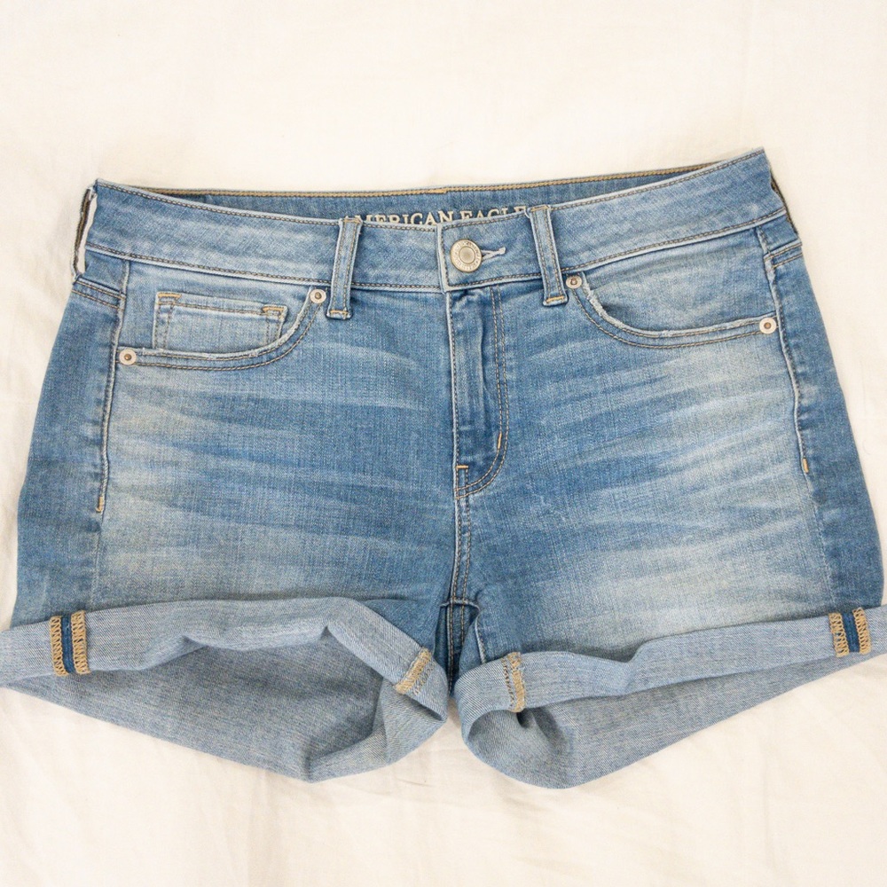 Light Denim Shorts